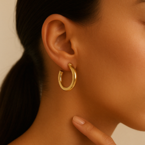 Bold Gold Hoop Earrings