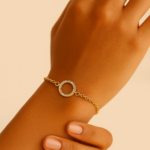 Golden Charm Circle Bracelet